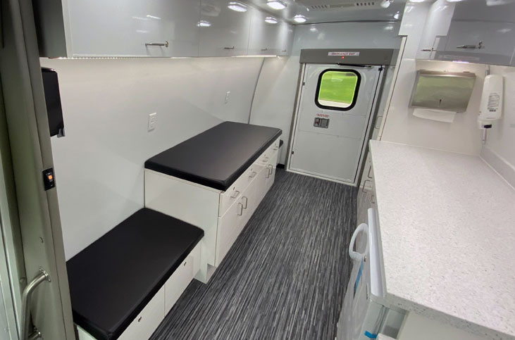 Community Health Van Interior