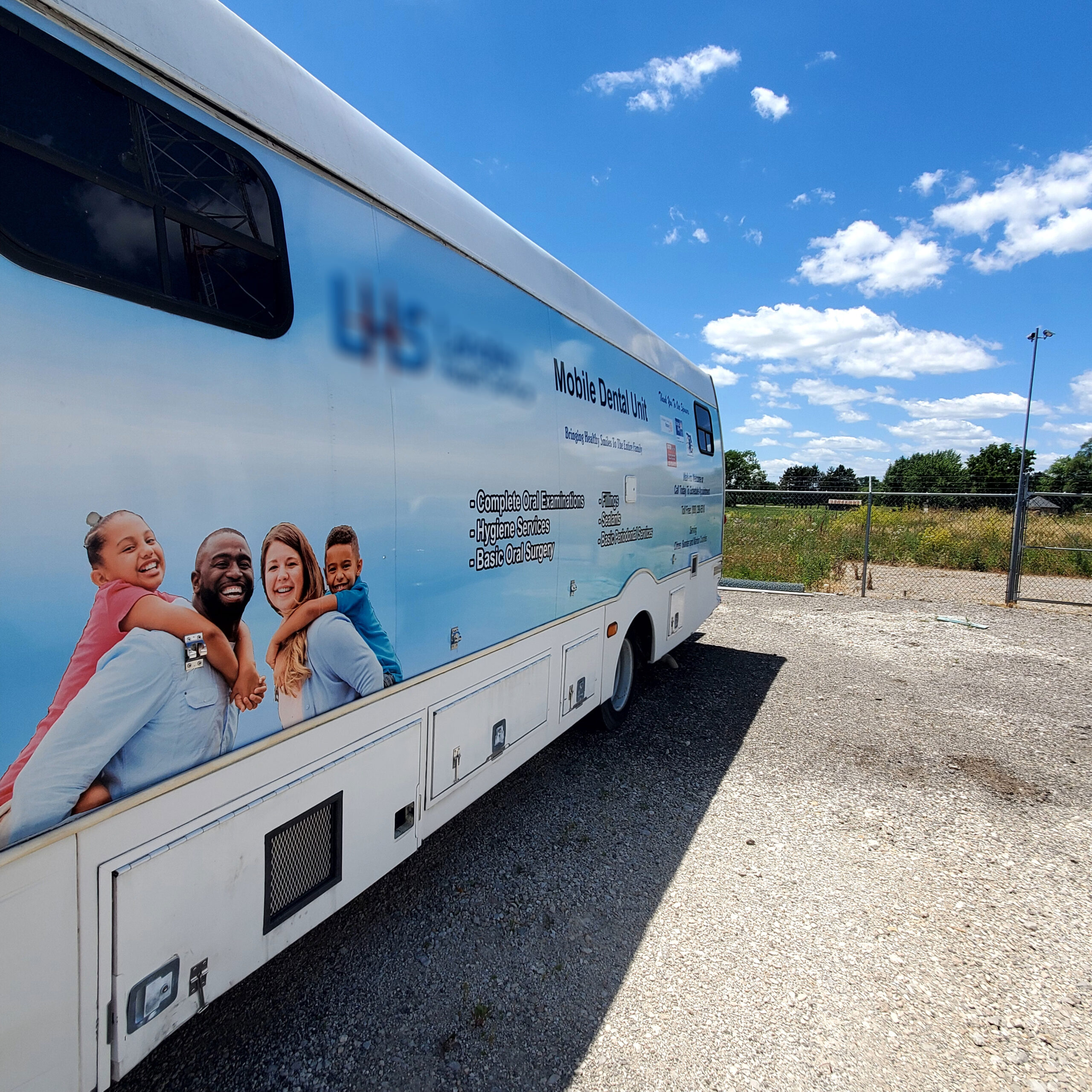 Exterior of a used 2006 Mobile Dental Clinic for sale