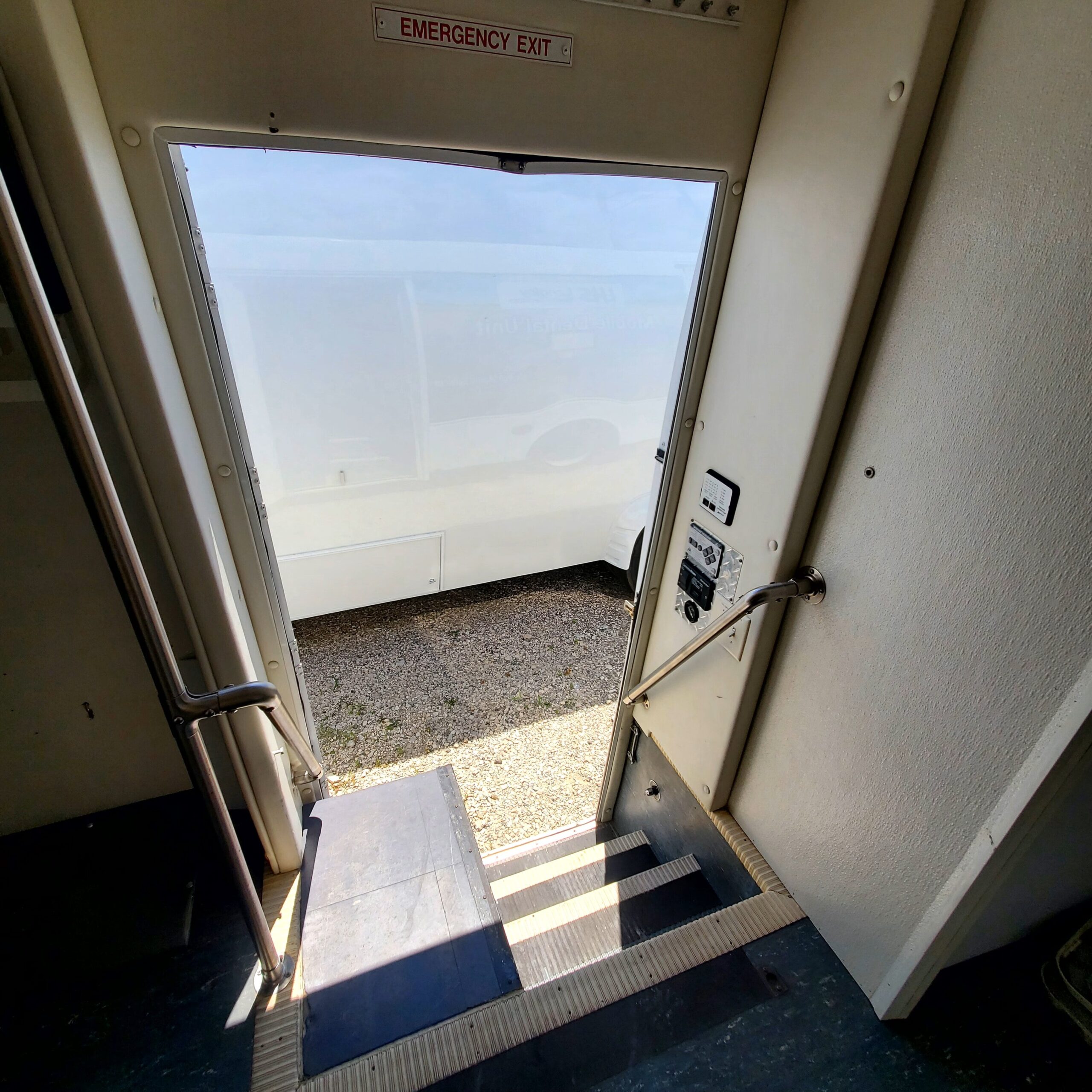 Interior of a used 2006 Mobile Dental Clinic for sale