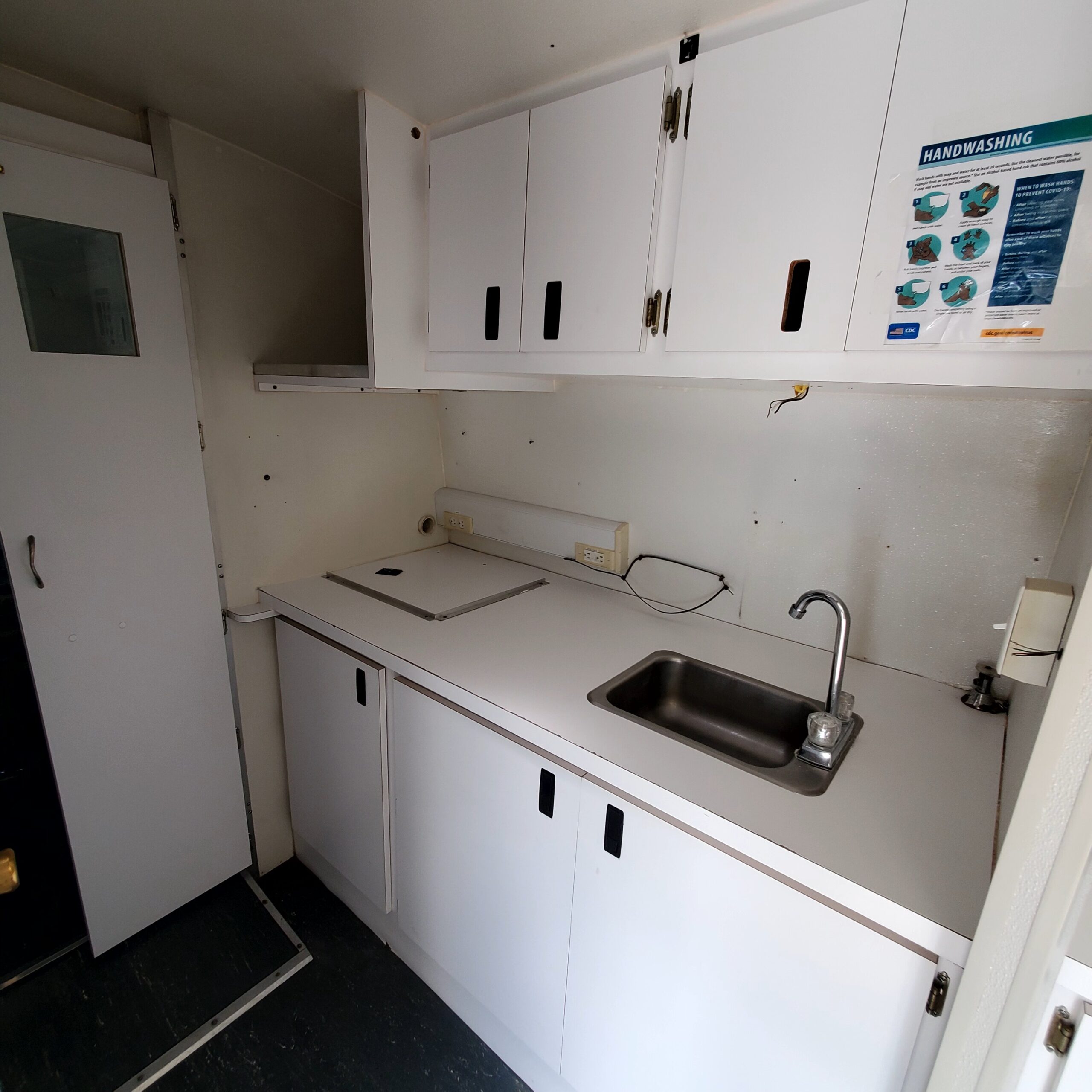 Interior of a used 2006 Mobile Dental Clinic for sale