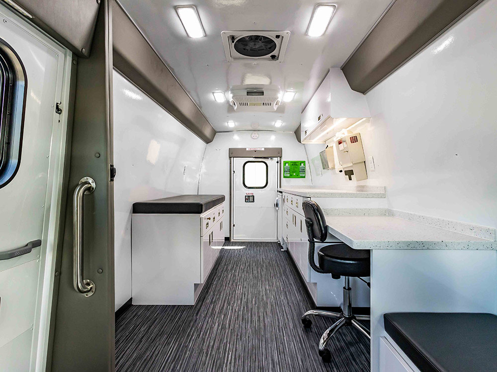 Mobile Medical Van Interior