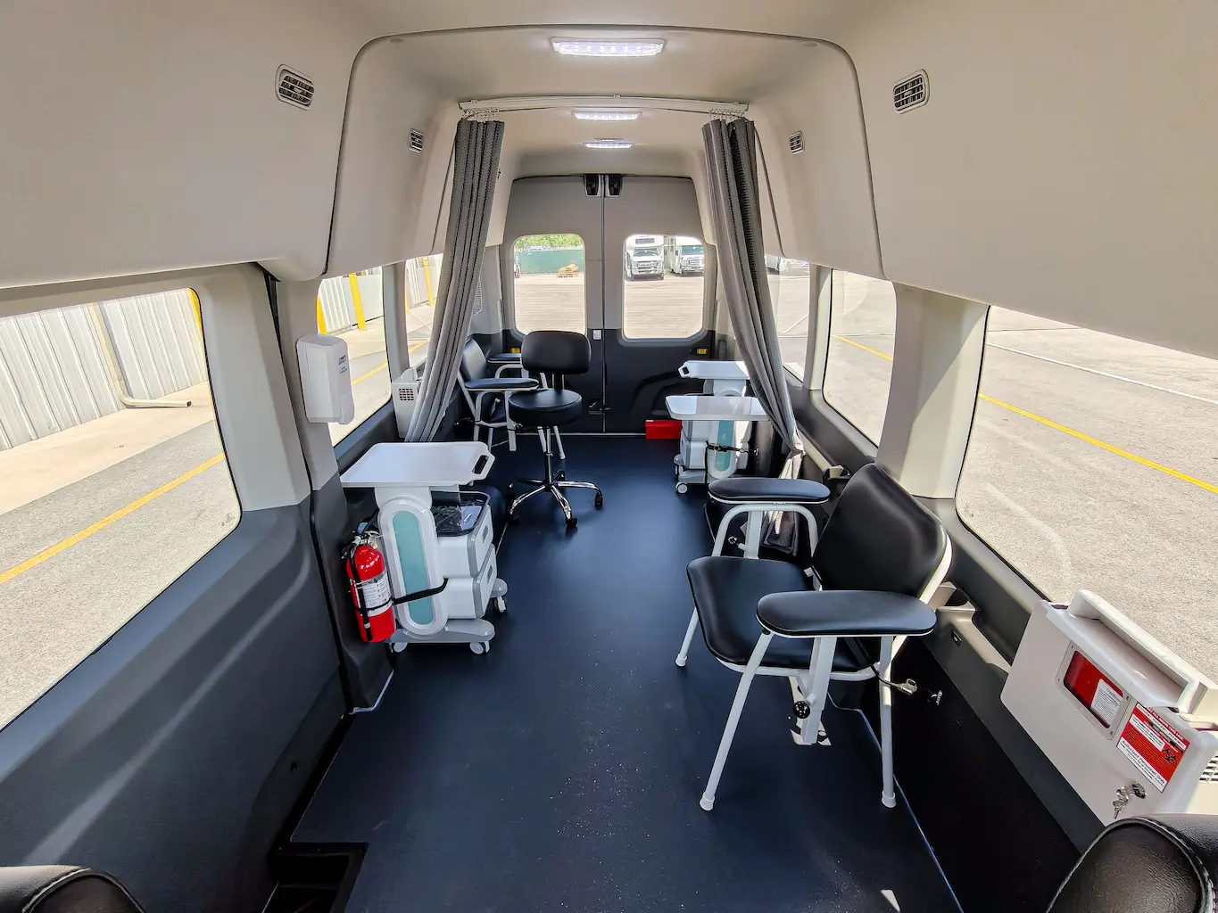 Forest River Ford Transit Mobile Clinic Interior