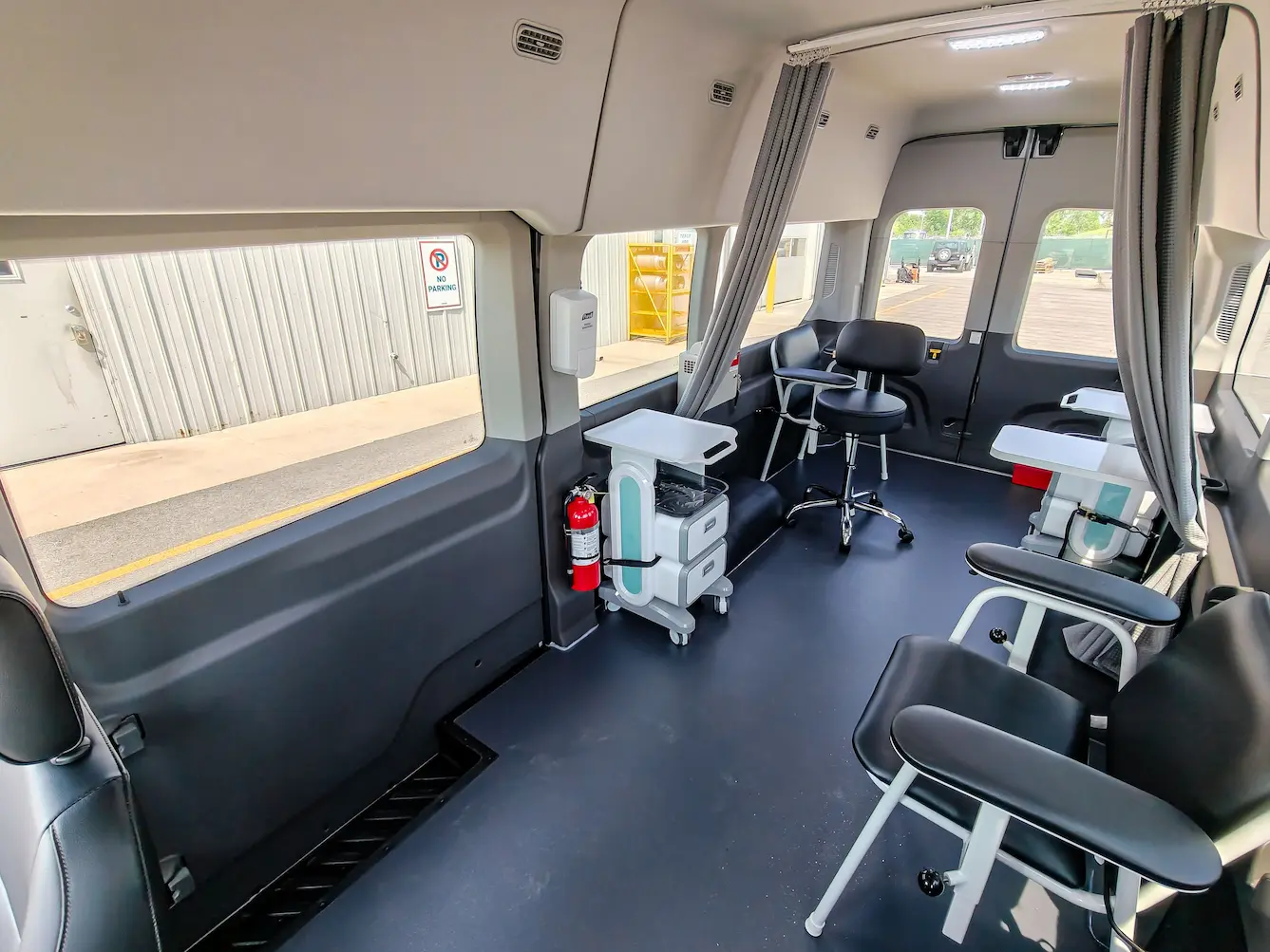 Forest River Ford Transit Mobile Clinic Interior