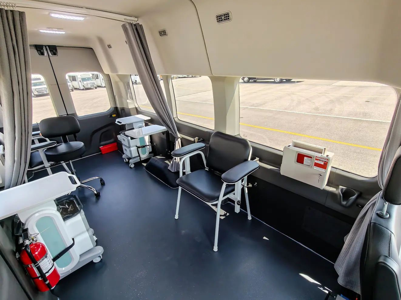 Forest River Ford Transit Mobile Clinic Interior