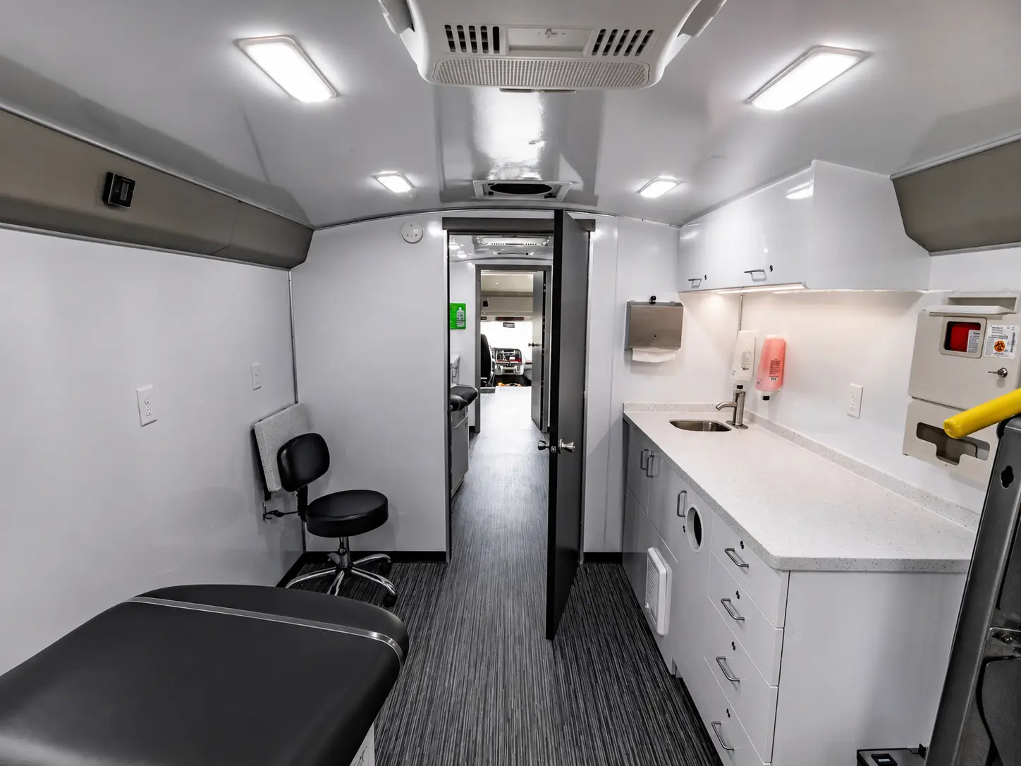 Three Room Clinic with Blood Draw Chair ADA Double Entry, Group H