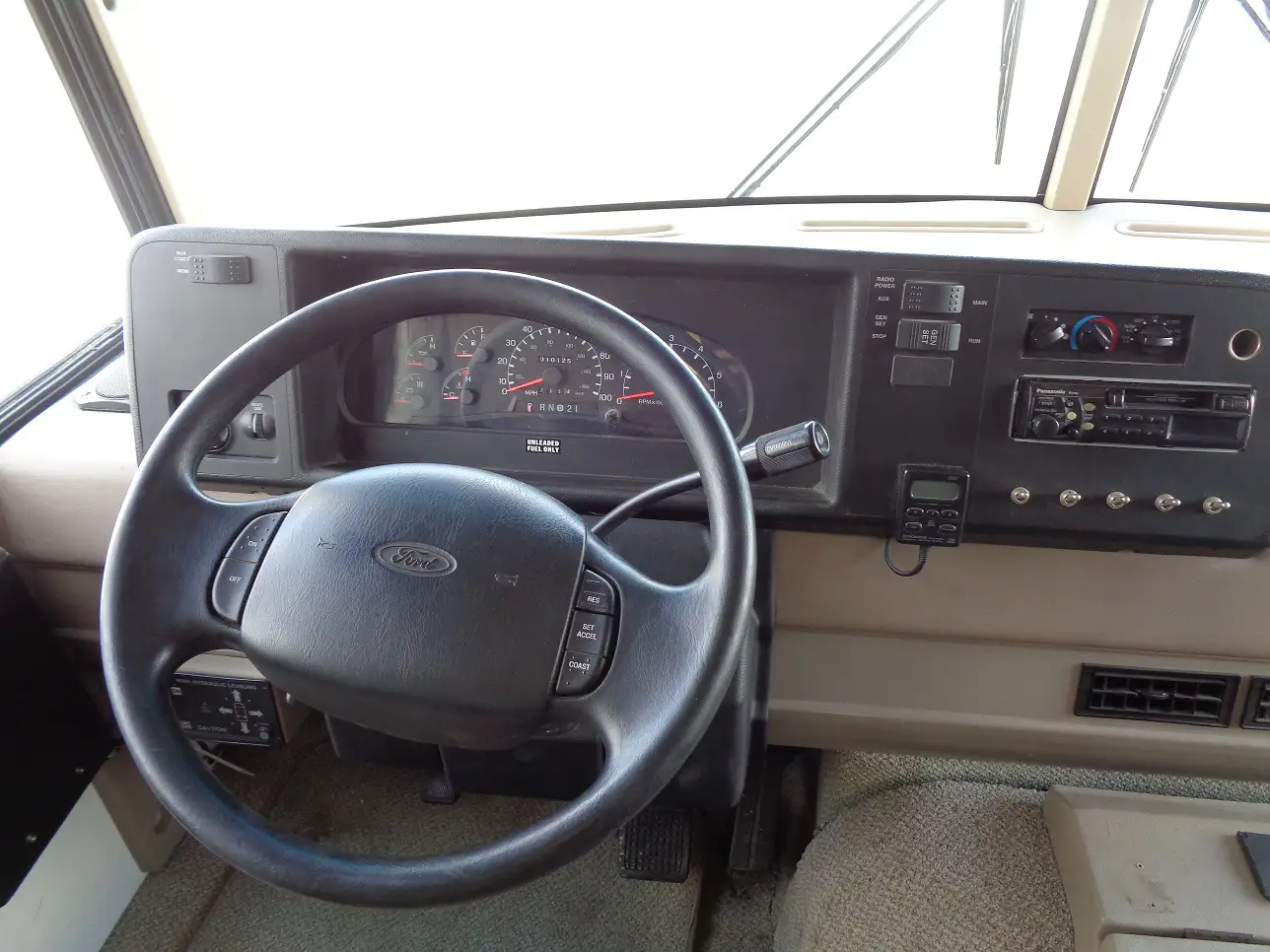 Interior of a used 1999 mobile medical clinic for sale